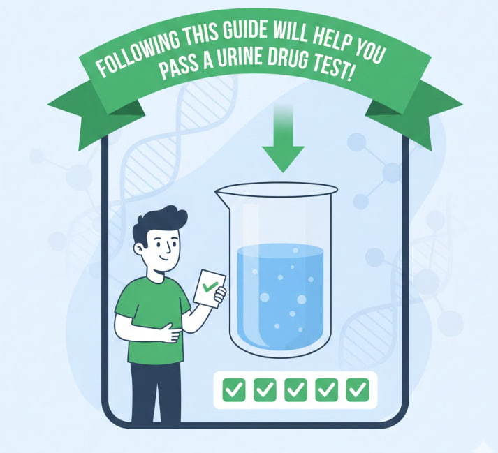 Following this guide will help you pass a urine drug test.