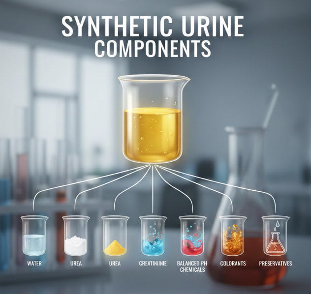 Detox urine or use synthetic urine products